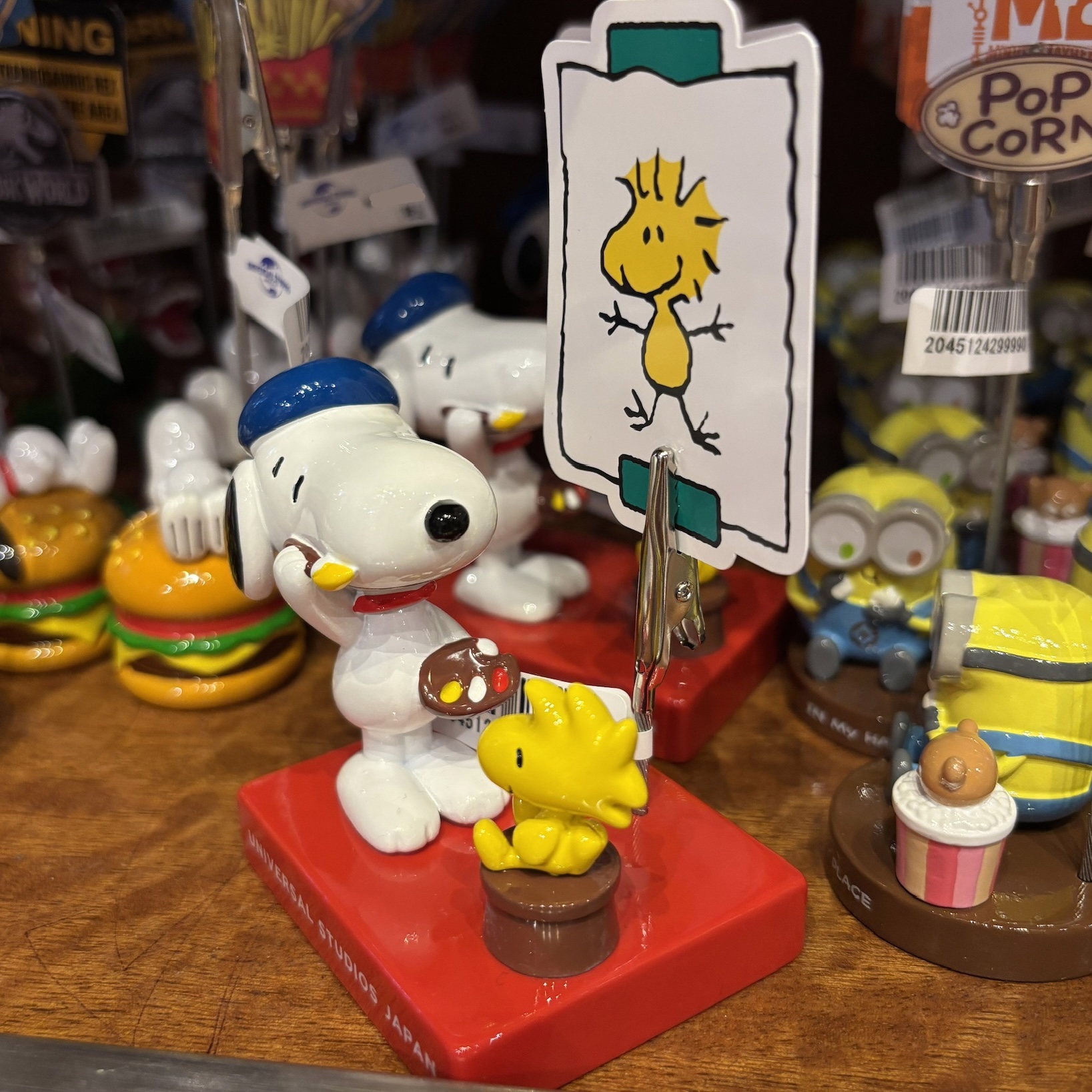 【訂貨】USJ Snoopy & Woodstock Memo Stand（畫家）