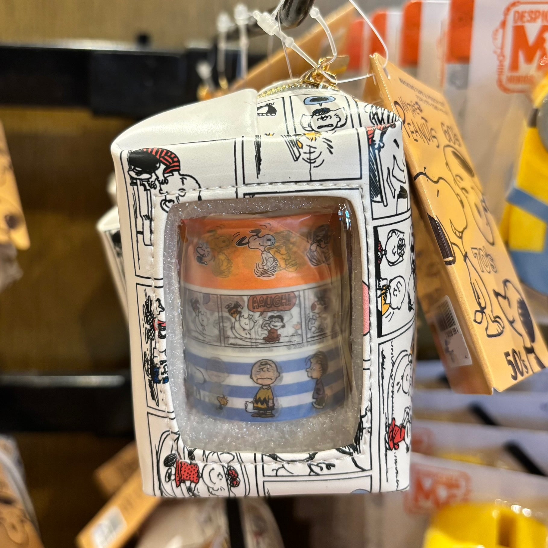 USJ Vintage Peanuts 紙膠帶 連迷你收納袋