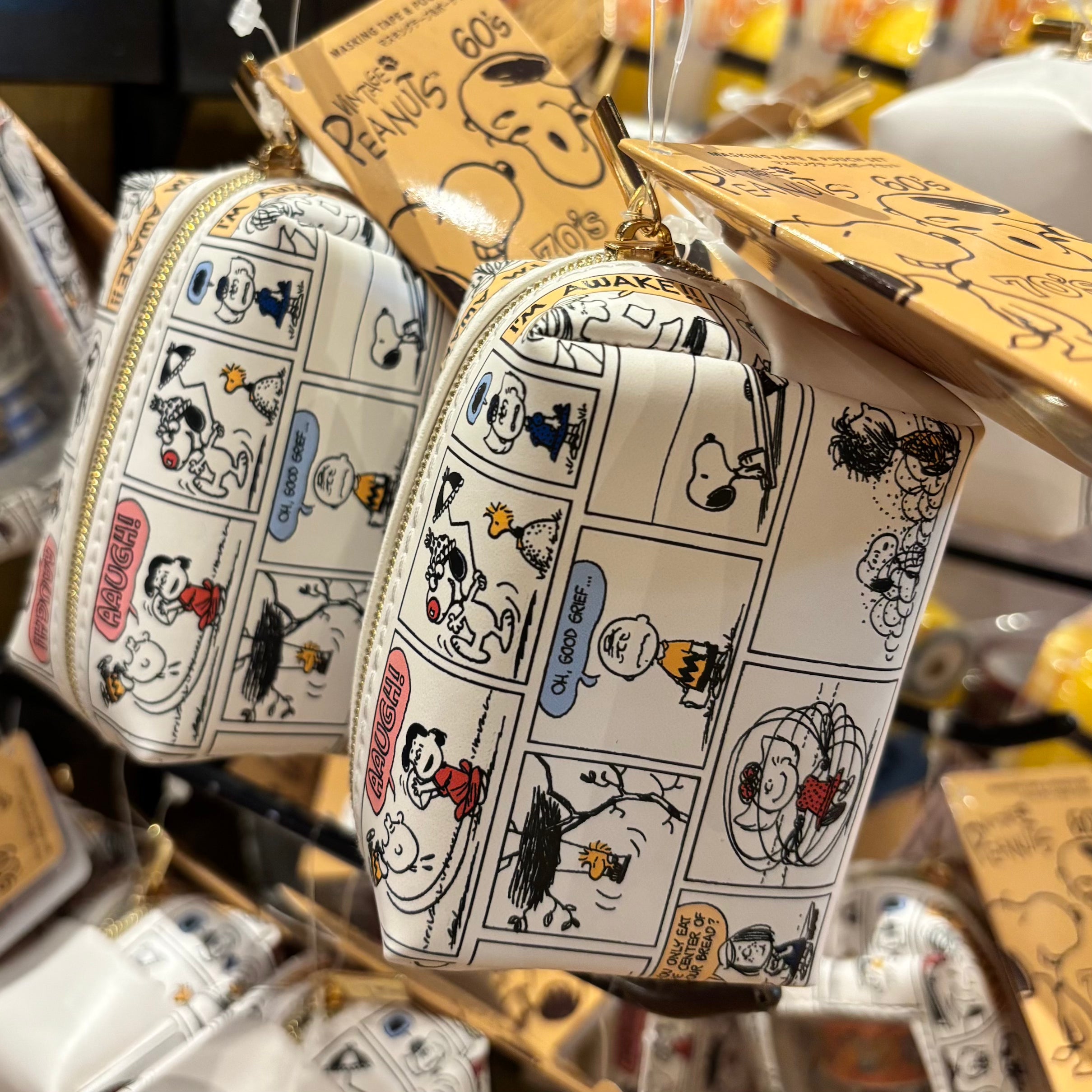 USJ Vintage Peanuts 紙膠帶 連迷你收納袋