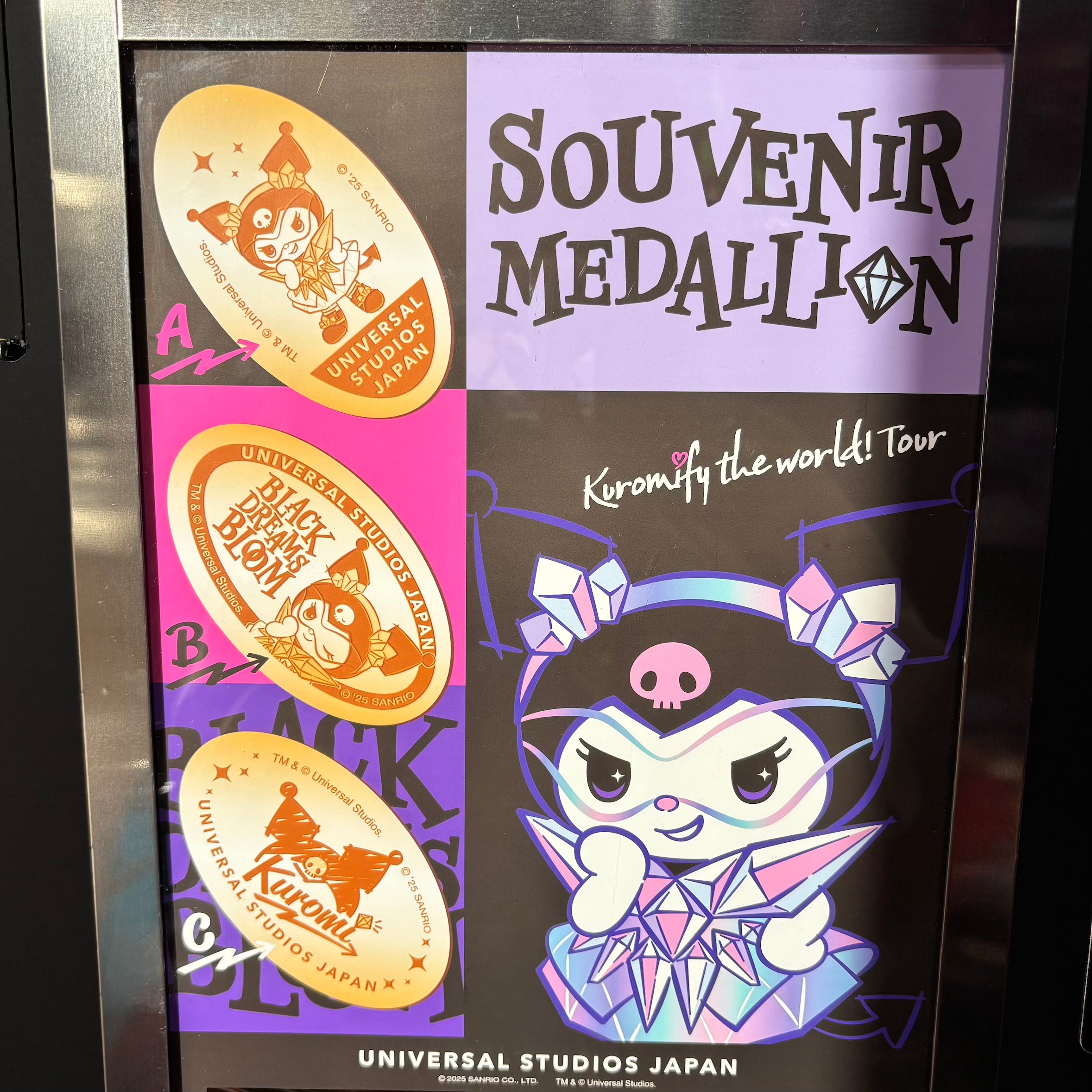 USJ x Kuromi Black Dreams Bloom -  壓幣 紀念幣