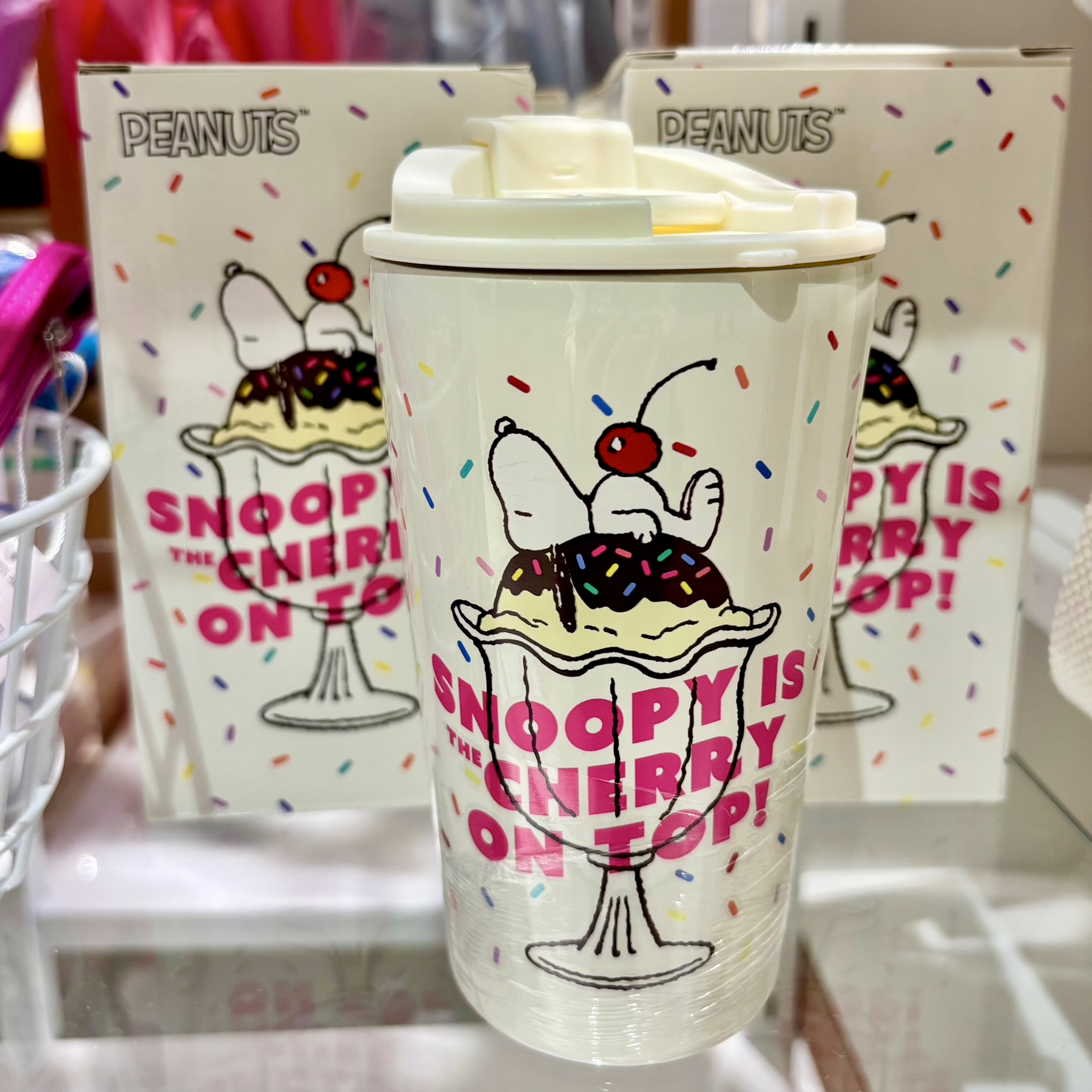 【訂貨】Snoopy Is The Cherry On Top! 不鏽鋼保溫杯 隨行杯