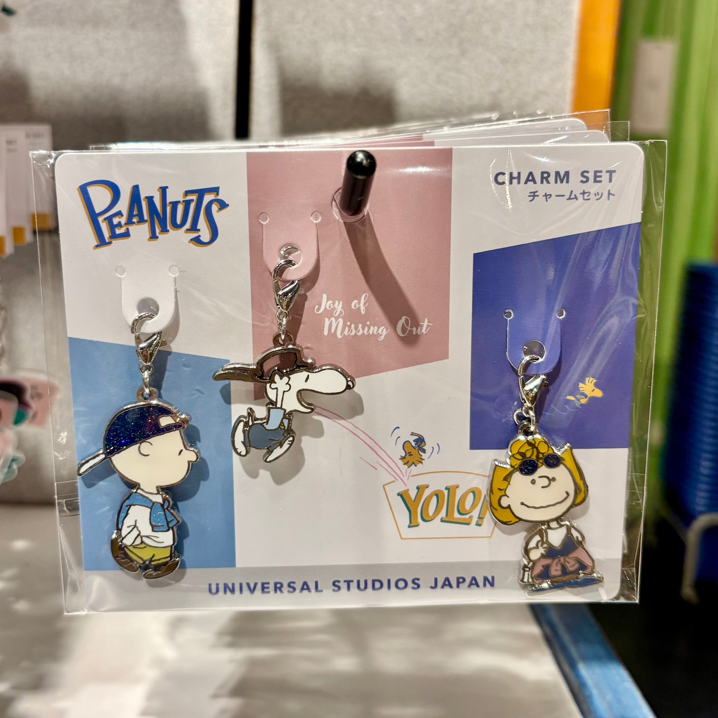 【訂貨】USJ Peanuts Snoopy Charlie Brown Sally 小吊飾 3pcs