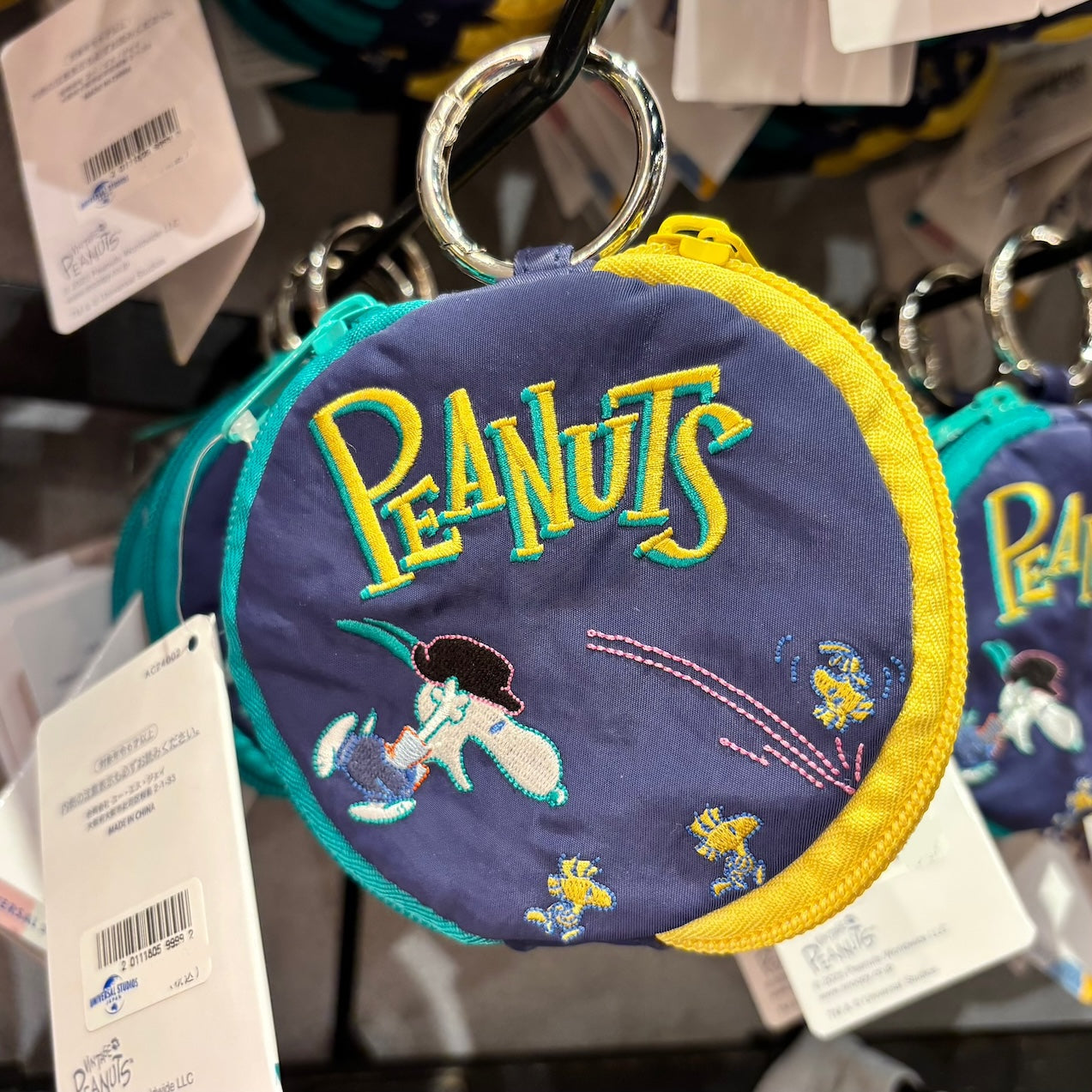 USJ Peanuts Snoopy & Woodstock 小圓袋 散銀包 零錢包