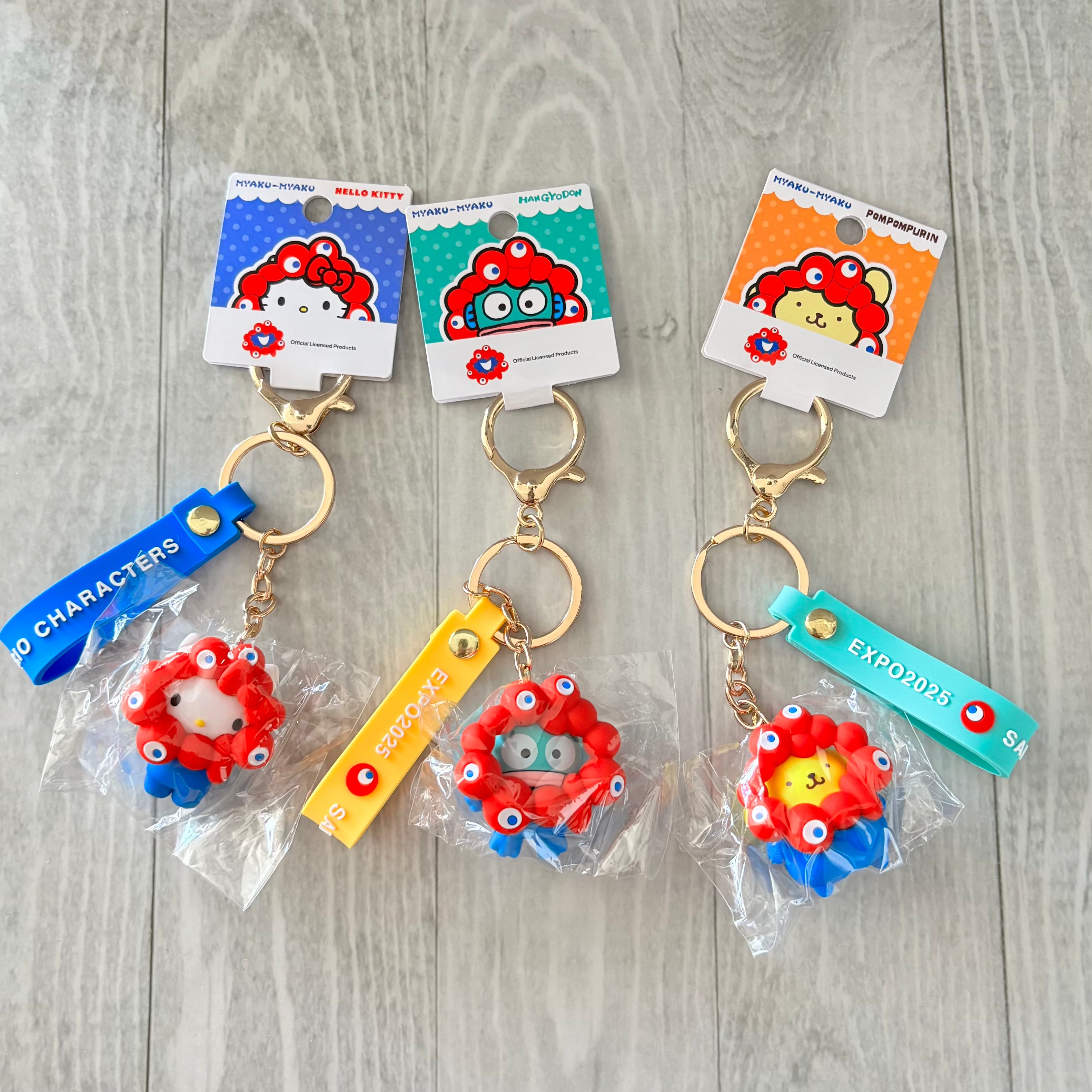 2025年 大阪・關西萬博 脈脈 x Sanrio 鑰匙扣
