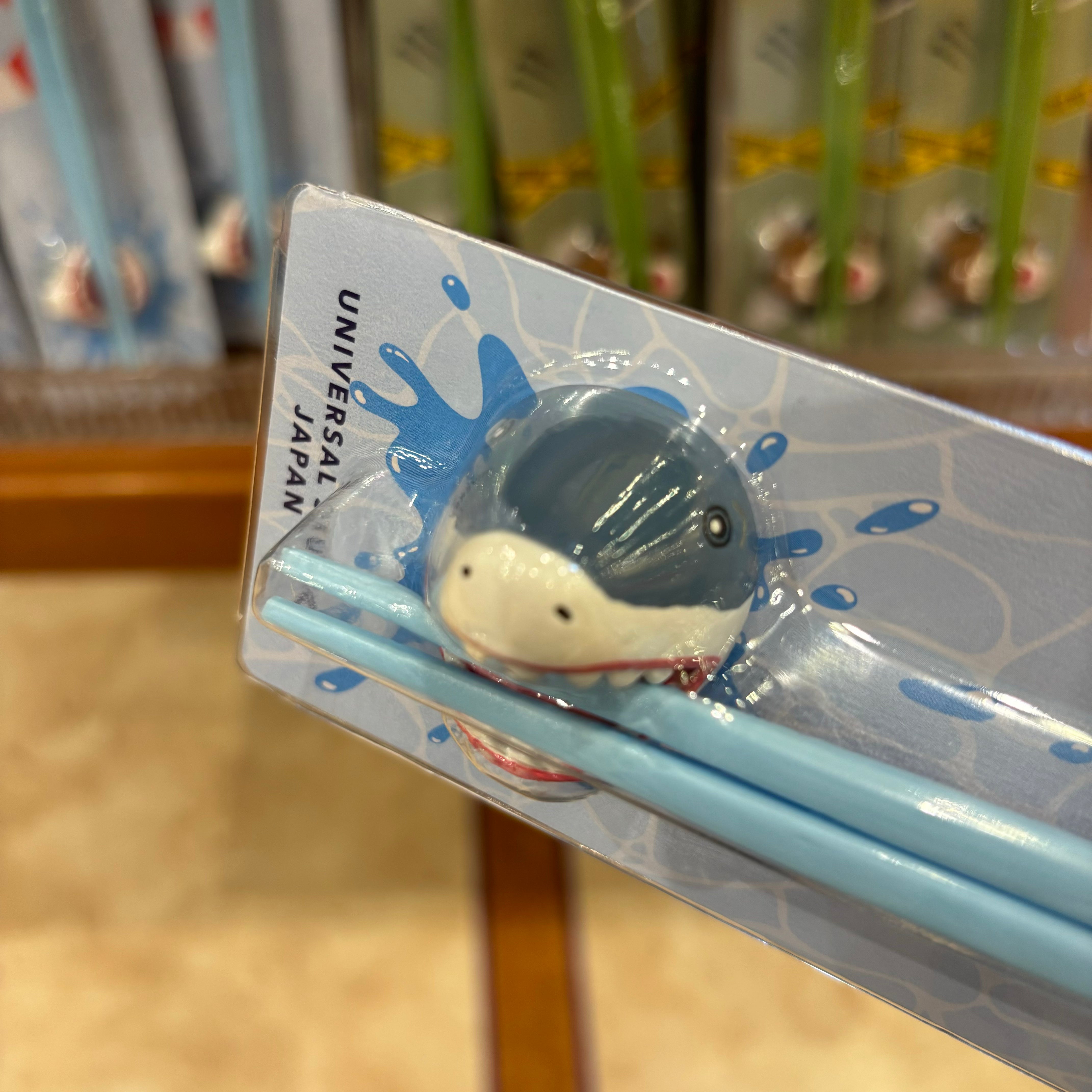 USJ 大白鯊 筷子連筷子托