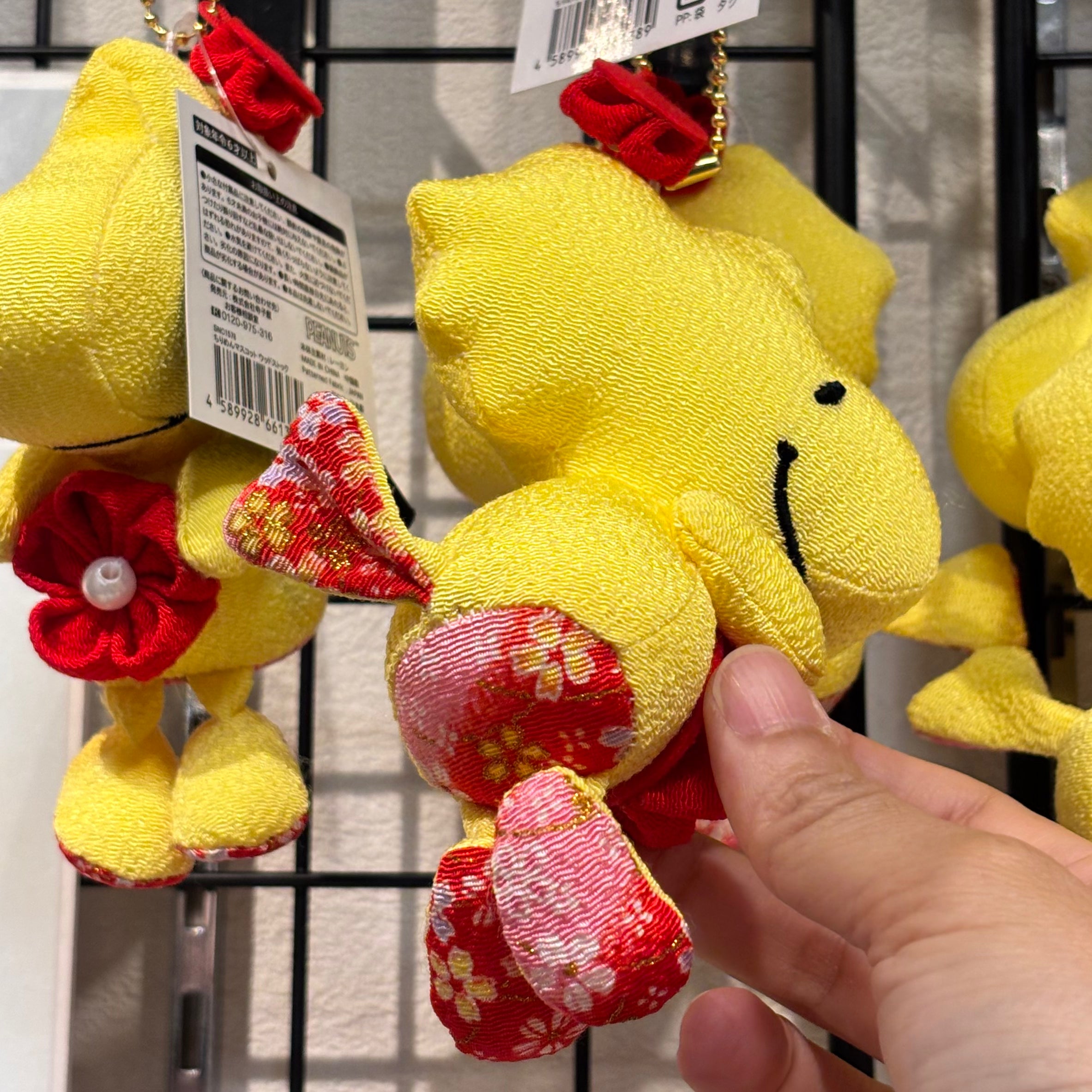 Snoopy 茶屋限定 和式公仔掛飾 (Woodstock)