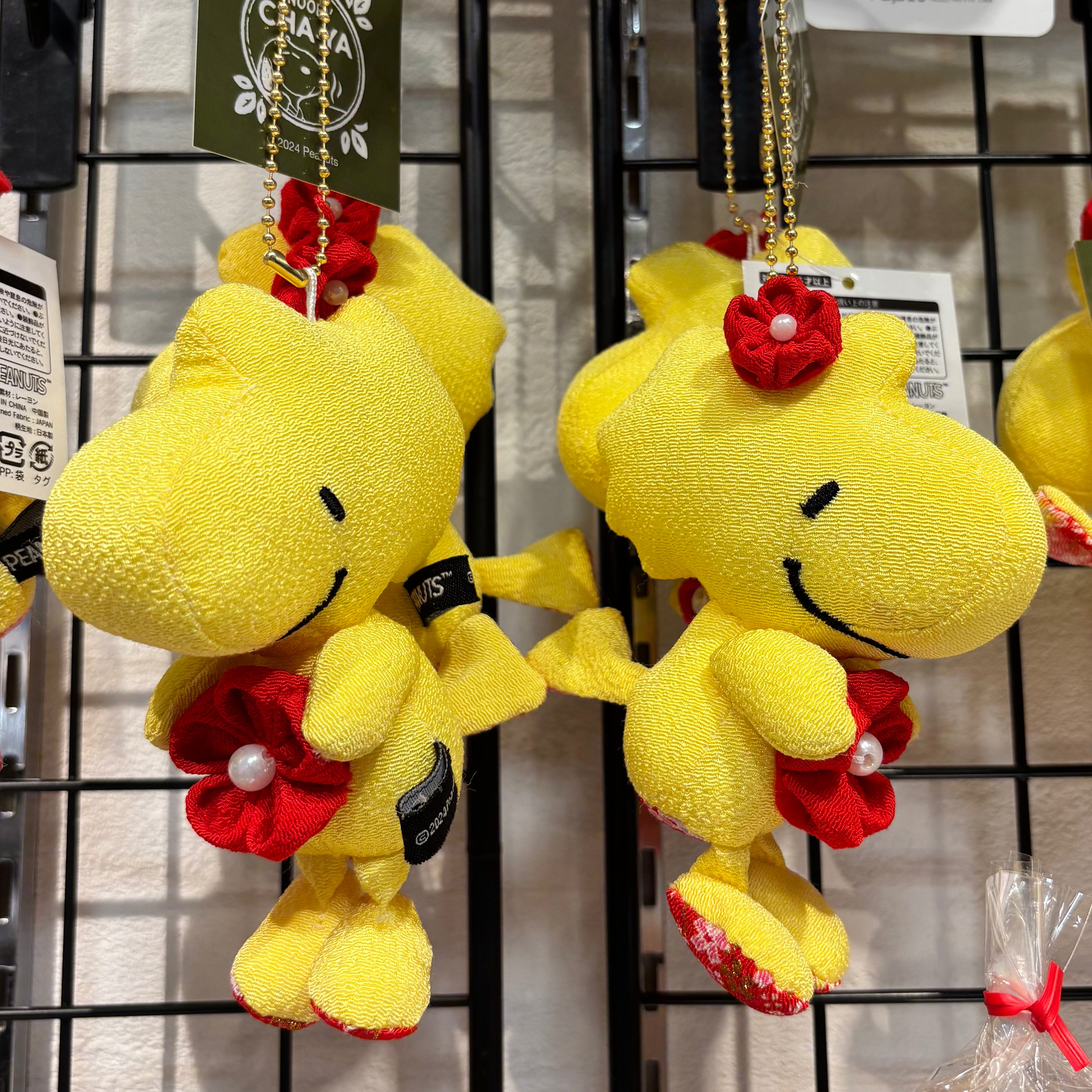 Snoopy 茶屋限定 和式公仔掛飾 (Woodstock)