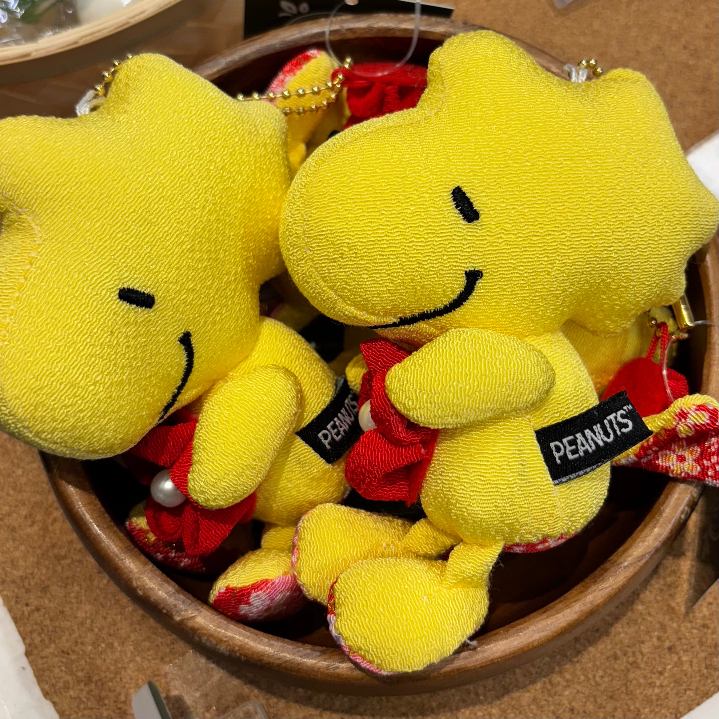 Snoopy 茶屋限定 和式公仔掛飾 (Woodstock)