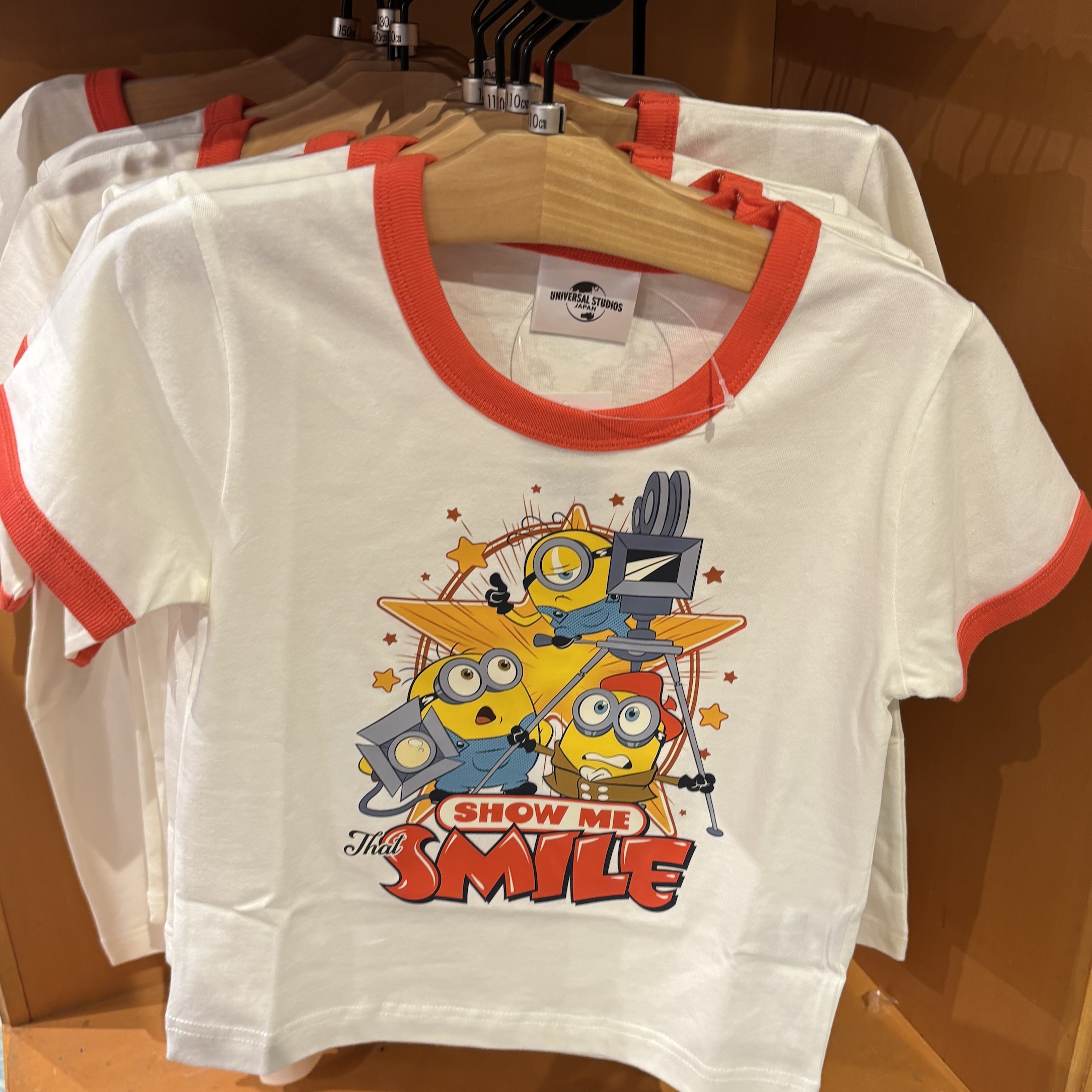 【訂貨】USJ Minions & Monsters 迷你兵團 小小兵 Tshirt（小童 Show Me Smile）