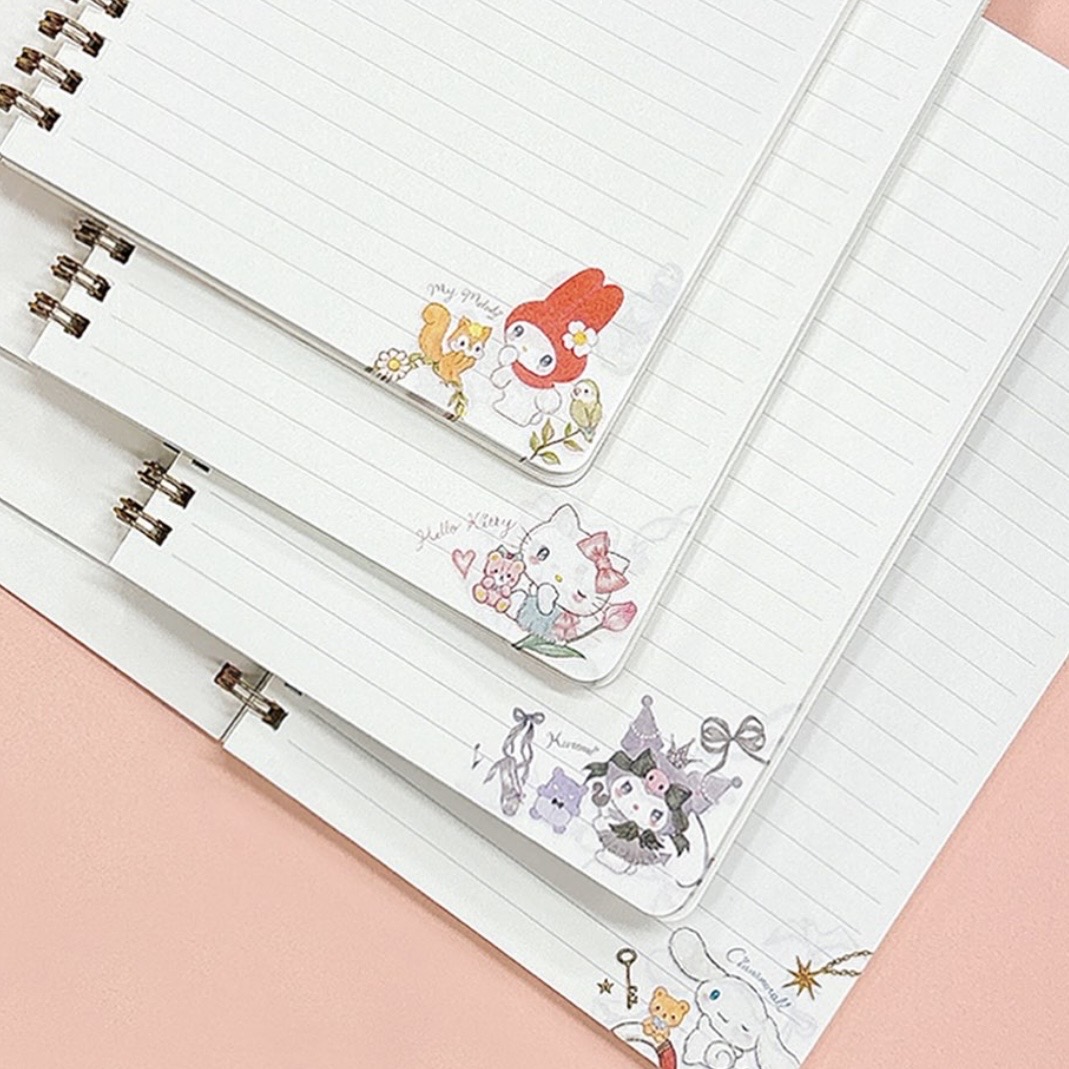 【訂貨】Sanrio x Miki Takei 4th Collection 文具系列 - B5 筆記簿 Notebook