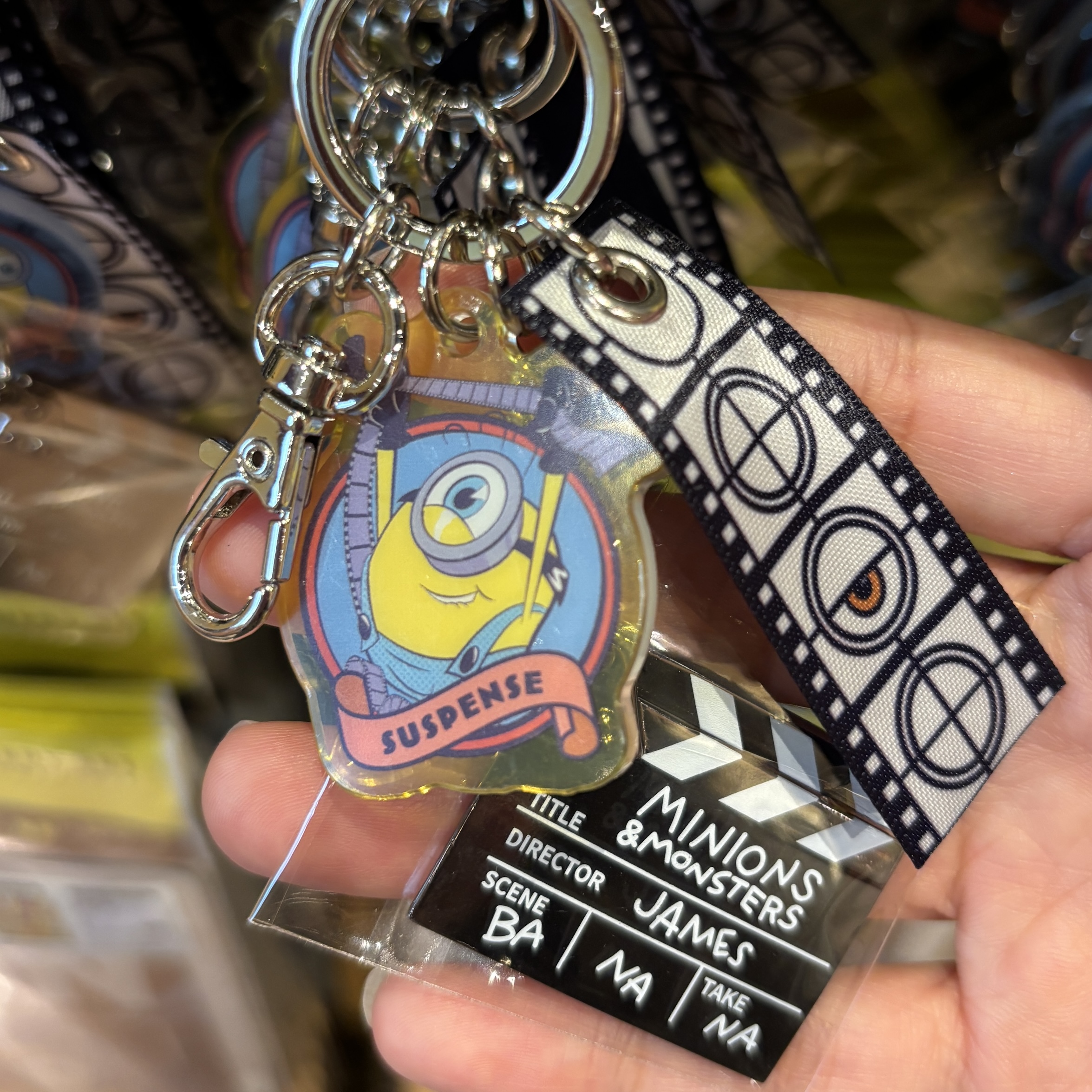 USJ Minions & Monsters - Henry & James Pair Keychain