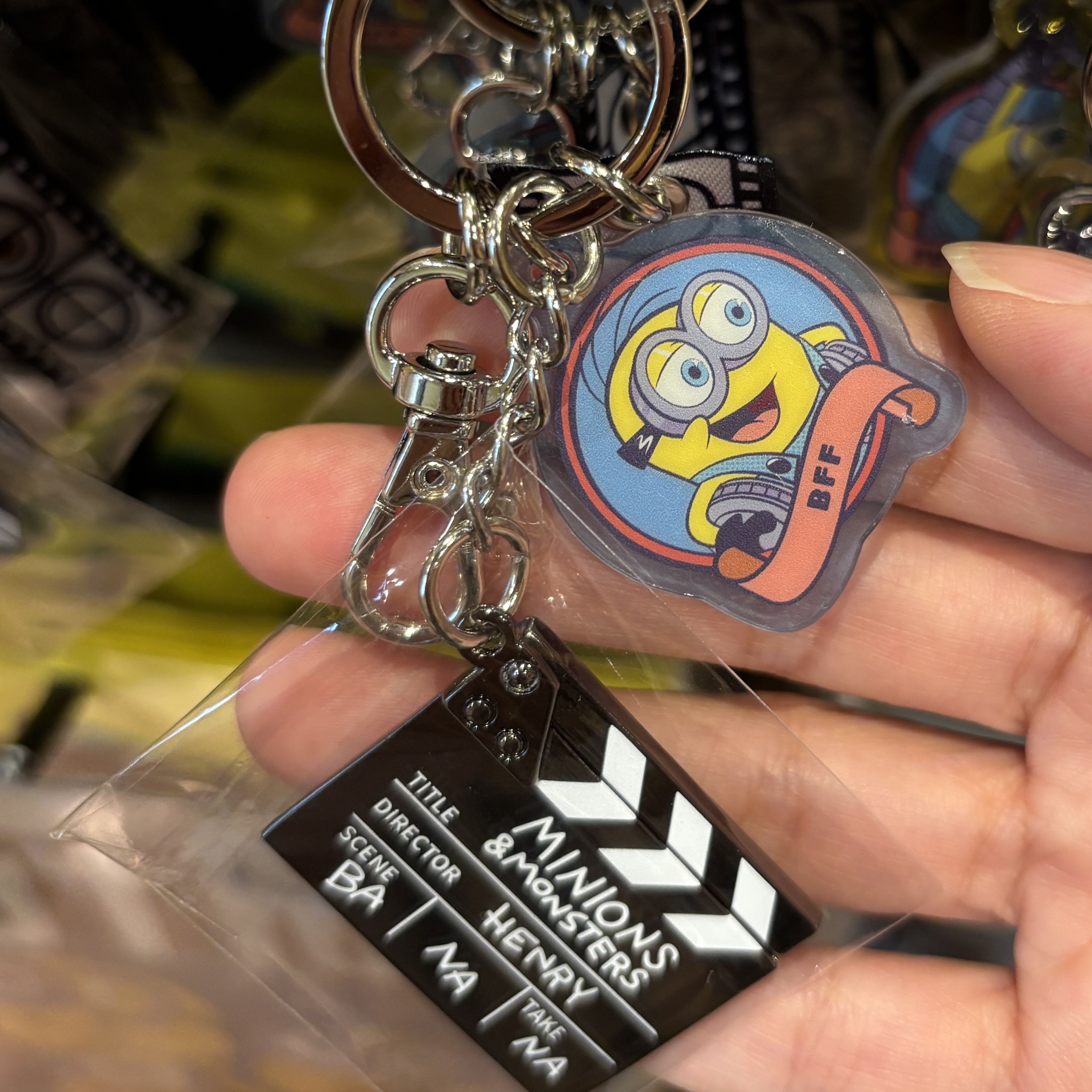 USJ Minions & Monsters - Henry & James Pair Keychain