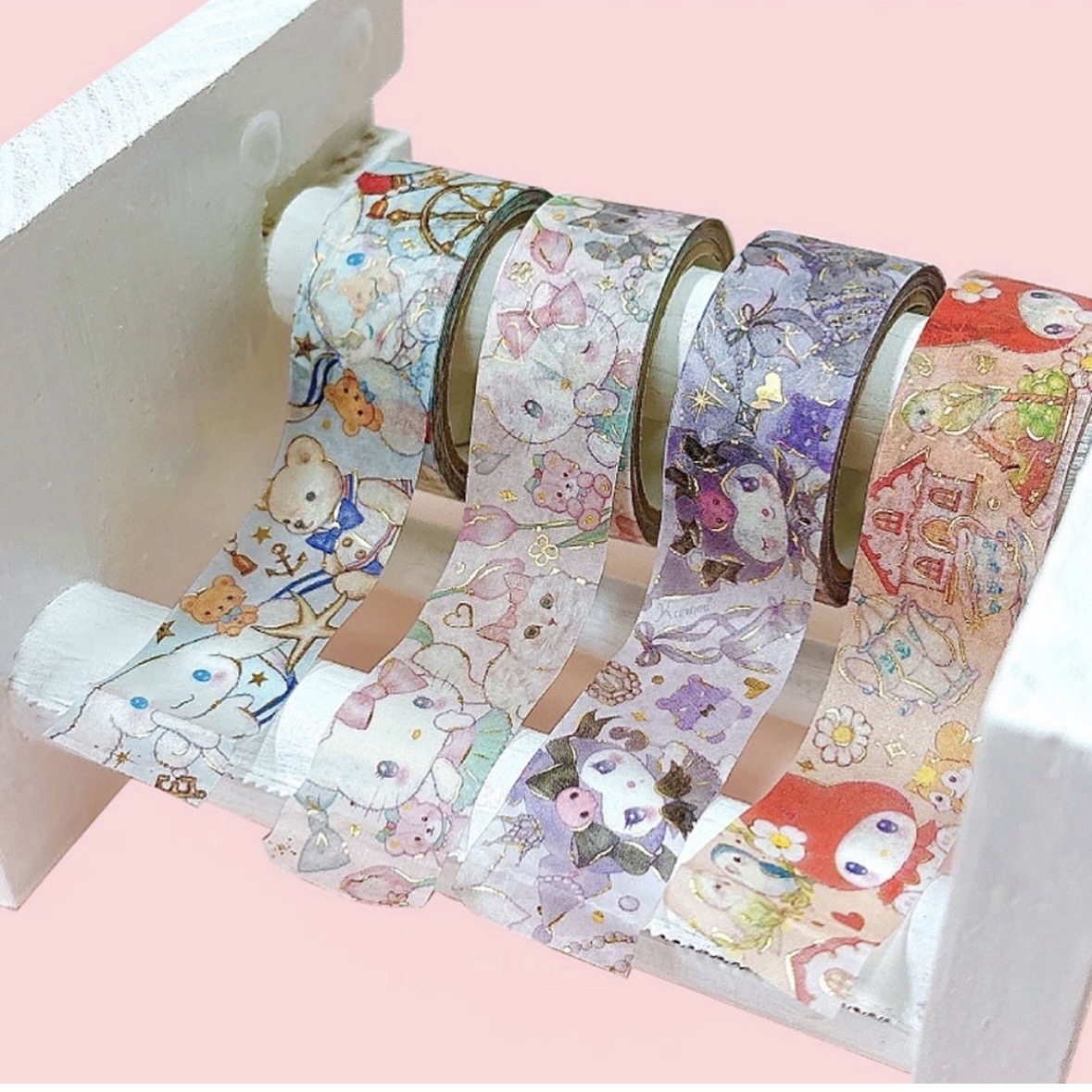 【訂貨】Sanrio x Miki Takei 4th Collection 文具系列 - 紙膠帶 Masking Tape