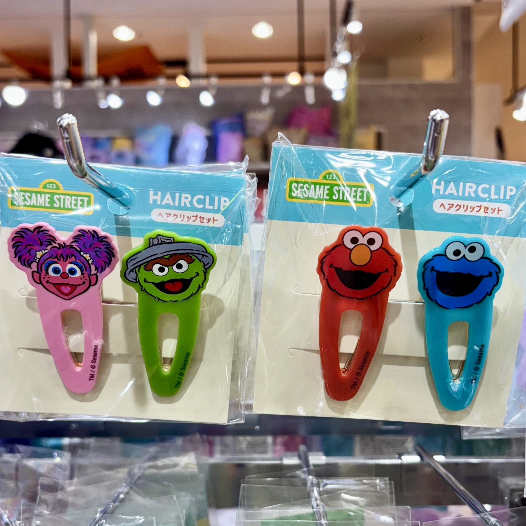 【訂貨】芝麻街髮夾 Sesame Street Hair Clip Set