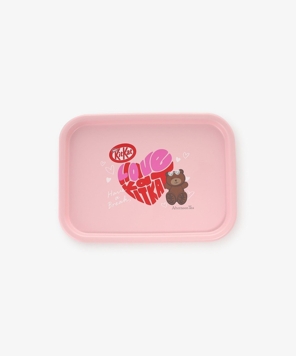 【預訂｜2月】Kitkat x Afternoon Tea Heartful Bear 情人節限定小熊系列 - 托盆 餐盆
