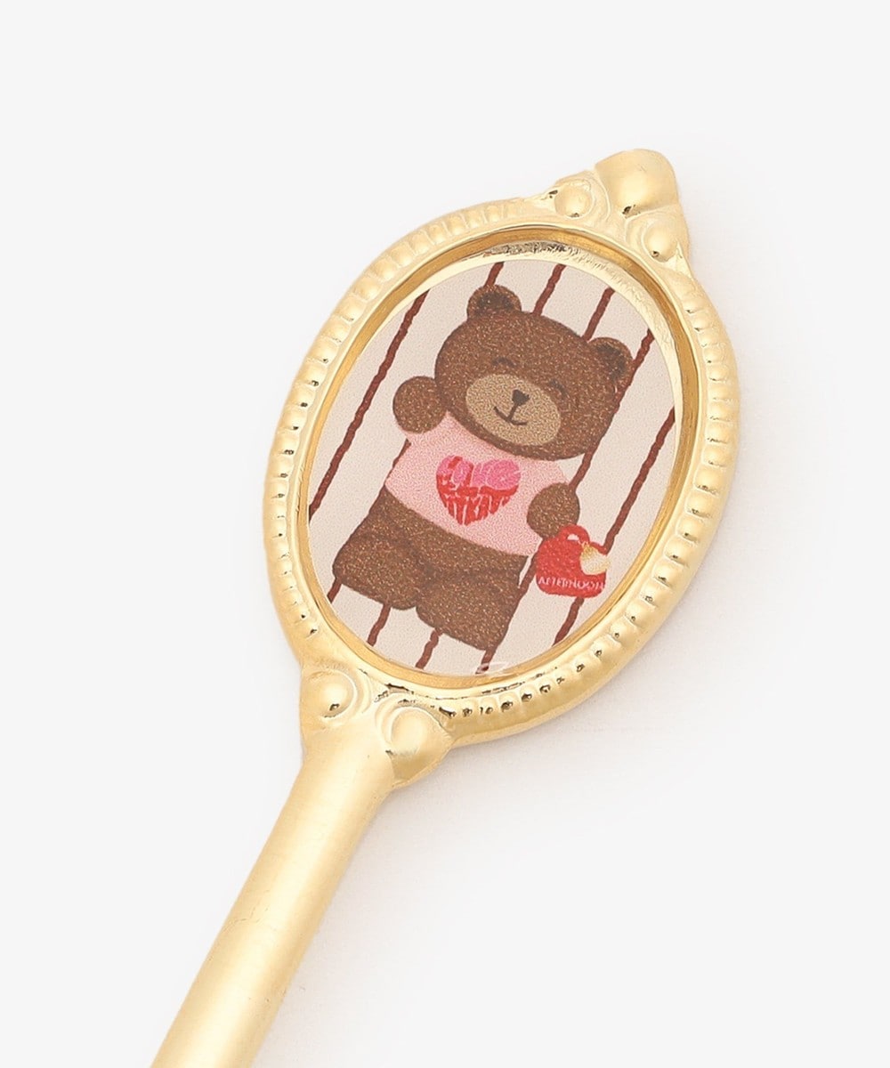 【預訂｜2月】Kitkat x Afternoon Tea Heartful Bear 情人節限定小熊系列 - 甜品叉