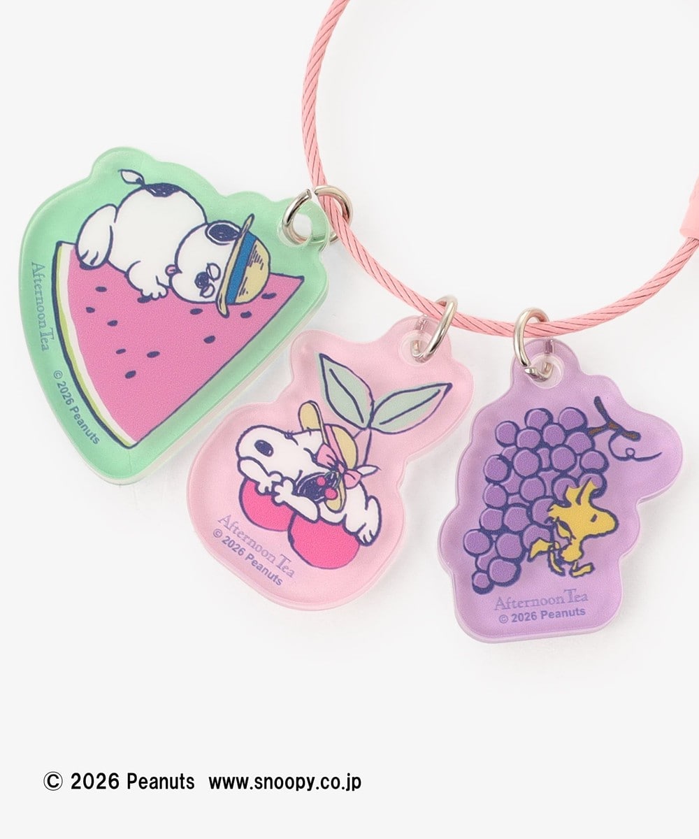 【預訂|7月】Snoopy x Afternoon Tea Living「PEANUTS HELLO FRUITY DAYS」- 掛飾 手機支架 電話繩 卡套 收納袋