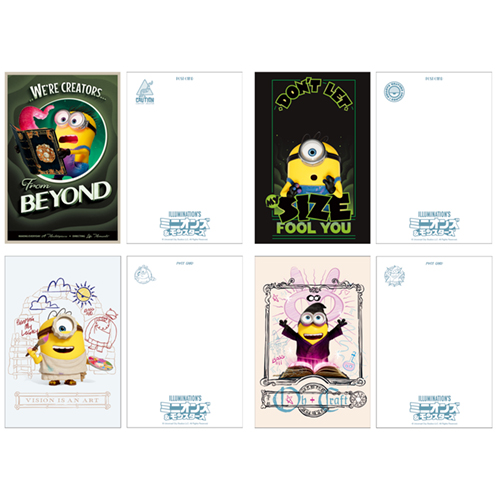 Minions & Monsters Movie Theater Exclusive - Postcards (4pcs)