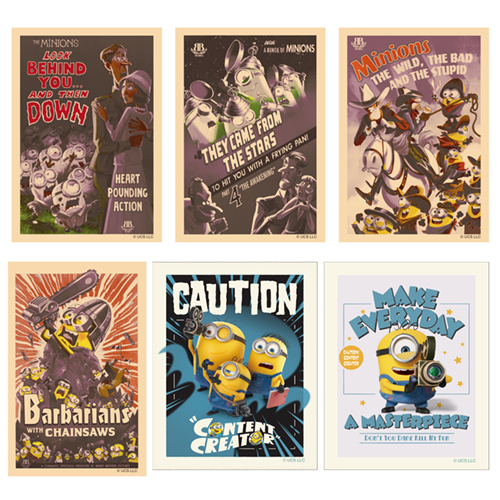 Minions & Monsters Movie Theater Exclusive - Sticker Set