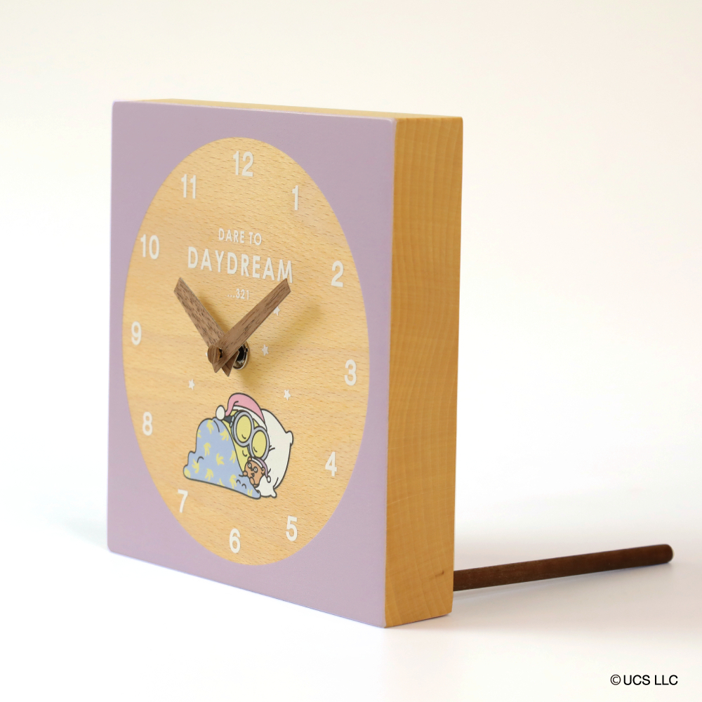 【訂貨】Minions 迷你兵團 小小兵 日本製 木製 2-way 掛牆坐檯時鐘