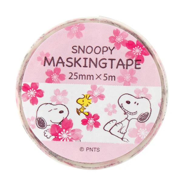 Snoopy 櫻花紙膠帶 Masking Tape