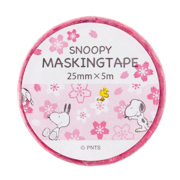 Snoopy 櫻花紙膠帶 Masking Tape