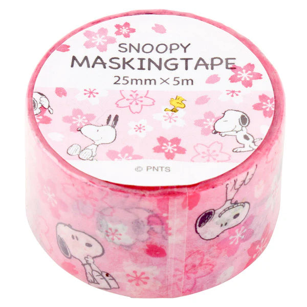 Snoopy 櫻花紙膠帶 Masking Tape