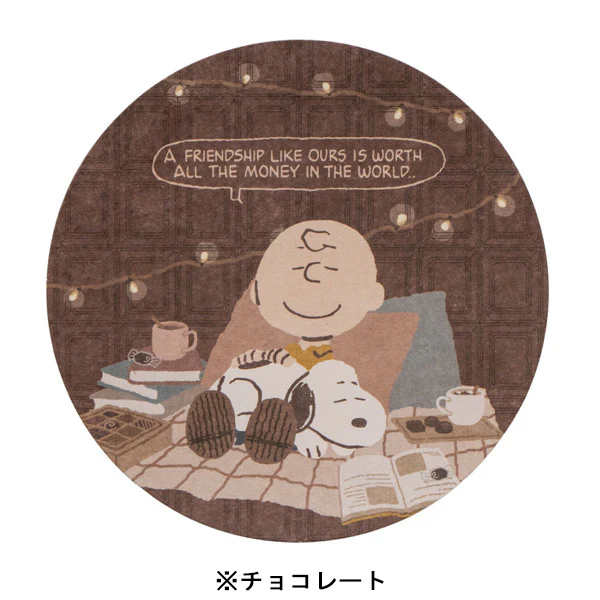 【訂貨】Peanuts Snoopy Love & Sweets Series  - 圓盒便條紙