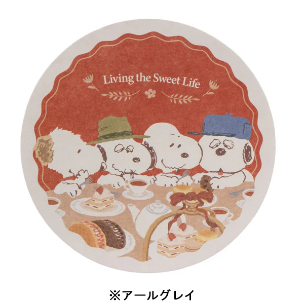 【訂貨】Peanuts Snoopy Love & Sweets Series  - 圓盒便條紙