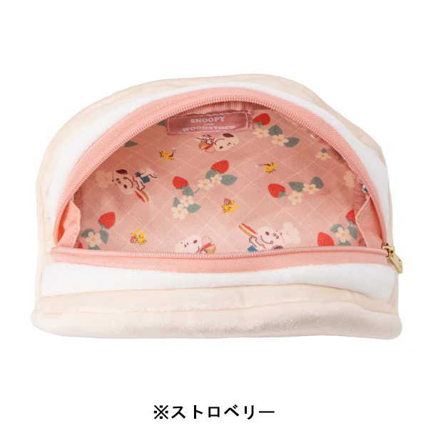 訂貨】Peanuts Snoopy Love & Sweets Series  - 奶油夾心收納包 化妝袋