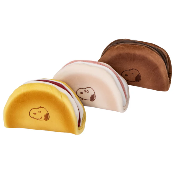 訂貨】Peanuts Snoopy Love & Sweets Series  - 奶油夾心收納包 化妝袋