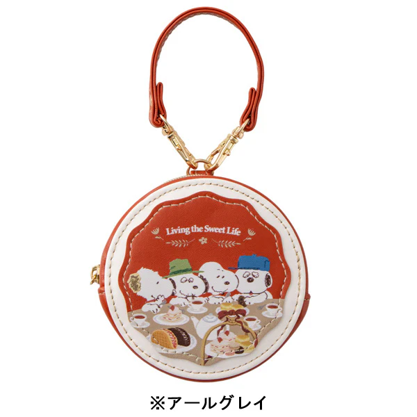 【訂貨】Peanuts Snoopy Love & Sweets Series  - 圓形收納袋 小物收納 掛飾