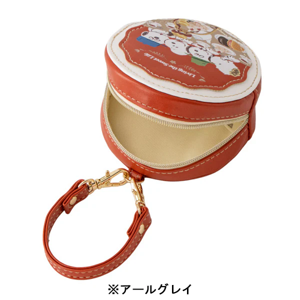 【訂貨】Peanuts Snoopy Love & Sweets Series - 圓形收納袋 小物收納 掛飾