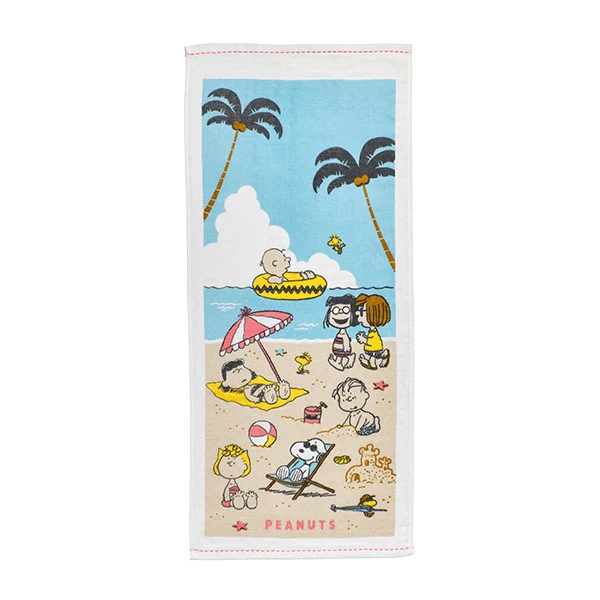【訂貨】Snoopy 和風夏季全棉毛巾 - 長毛巾