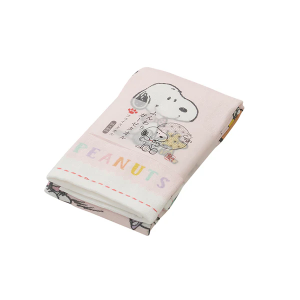 【訂貨】Snoopy 和風夏季全棉毛巾 - 長毛巾