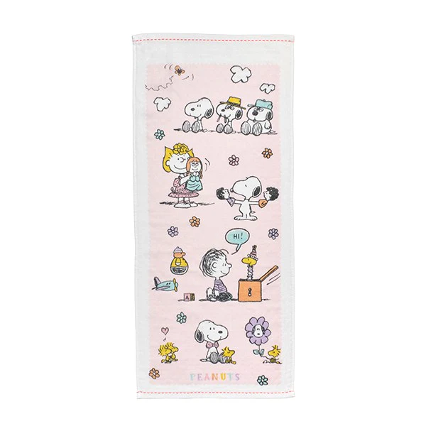 【訂貨】Snoopy 和風夏季全棉毛巾 - 長毛巾