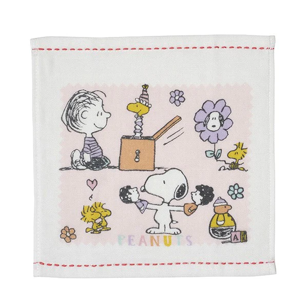 【訂貨】Snoopy 和風夏季全棉毛巾 - 小毛巾