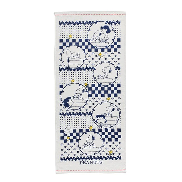 【訂貨】Snoopy 和風夏季全棉毛巾 - 長毛巾