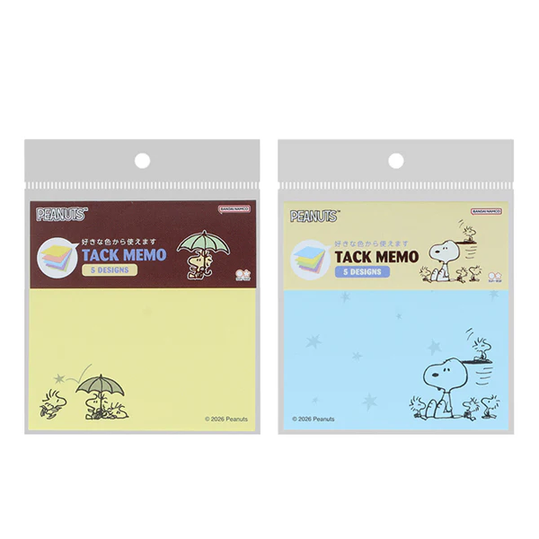 【訂貨】WOODSTOCK＆SNOOPY 第三彈 - 便利貼