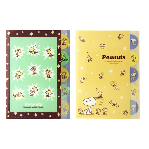 【訂貨】WOODSTOCK＆SNOOPY 第三彈 - 5-Pockets File