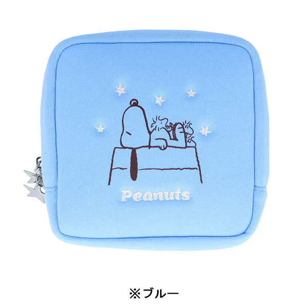 【訂貨】WOODSTOCK＆SNOOPY 第三彈 - 方形收納袋 化妝袋