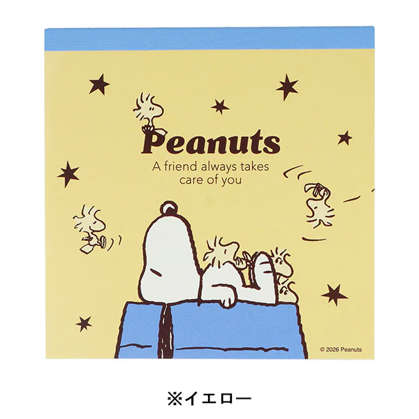 【訂貨】WOODSTOCK＆SNOOPY 第三彈 - Square Memo