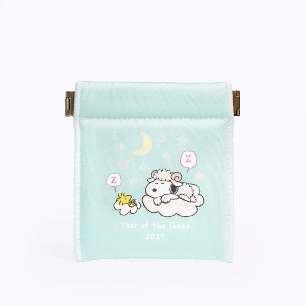 【訂貨】Snoopy 史努比 2027 羊年生肖系列 - 彈簧開口小袋 迷你收納袋
