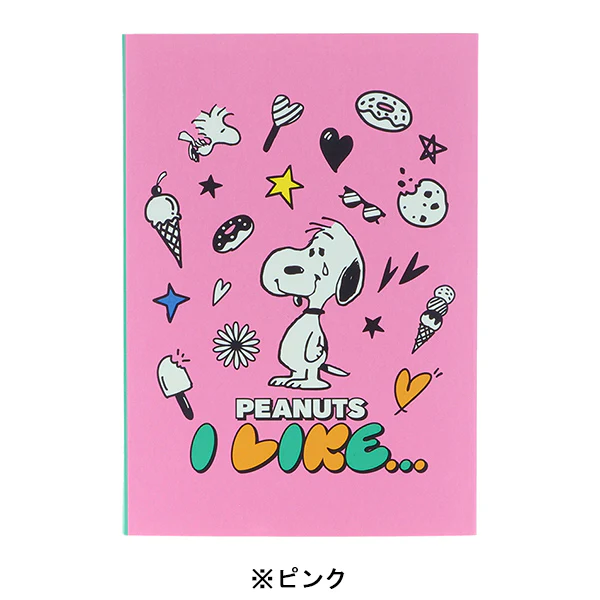 【訂貨】Peanuts Snoopy I Like.. 趣怪表情系列 - 翻頁便條本
