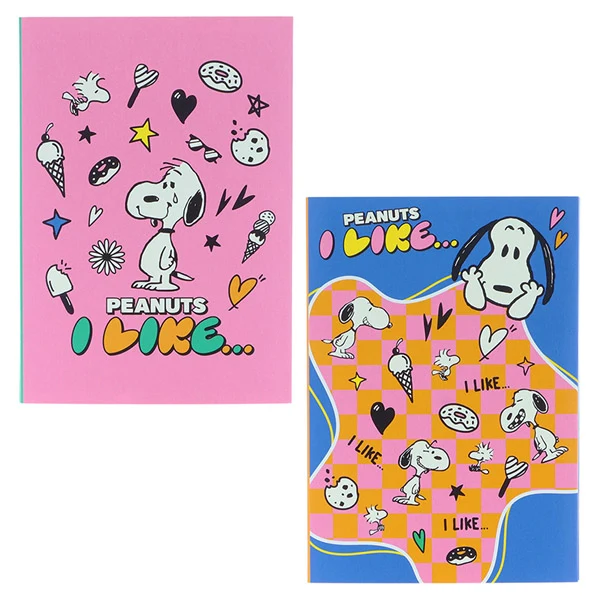 【訂貨】Peanuts Snoopy I Like.. 趣怪表情系列 - 翻頁便條本