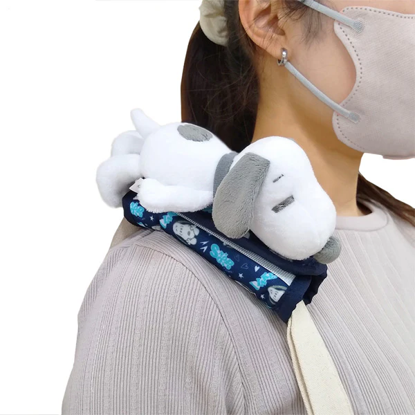 [Order Now] Snoopy Shoulder Strap Pads, Handle Strap Protectors, Shoulder Strap Covers, Includes Plush Toy (I Like)