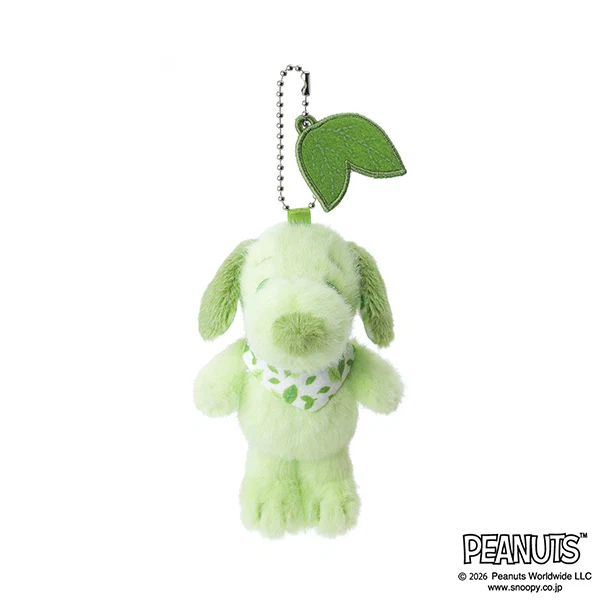 [Order Now] Peanuts Snoopy Japanese Style Plush Toy Keychain - Cherry Blossom / Matcha
