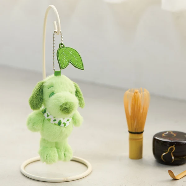 [Order Now] Peanuts Snoopy Japanese Style Plush Toy Keychain - Cherry Blossom / Matcha