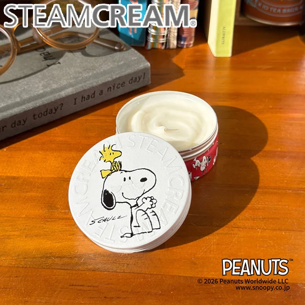 【訂貨】Snoopy & Woodstock Steamcream 保濕乳霜 - Happy Days