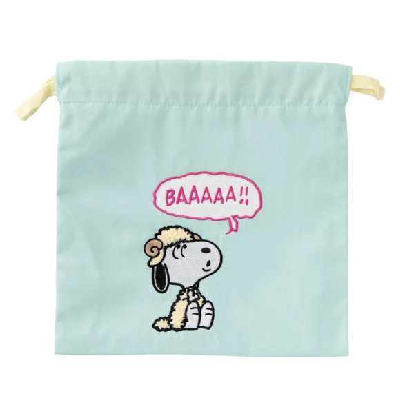 【訂貨】Snoopy 史努比 2027 羊年生肖系列 - 綿羊 Snoopy 索繩袋